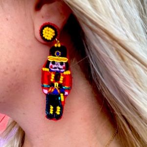 Nutcracker Beaded Earrings